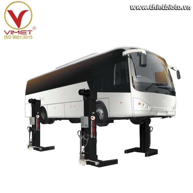 Cầu nâng 4 trụ xe ô tô xe bus xe tải