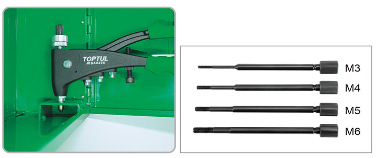 Kềm bắn rive Toptul JBBA0306 Kềm bắn rive Toptul JBBA0306