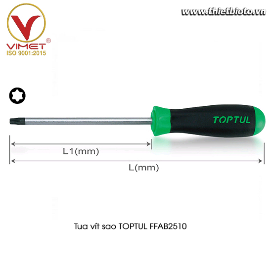 Tua vít sao TOPTUL FFAB2510