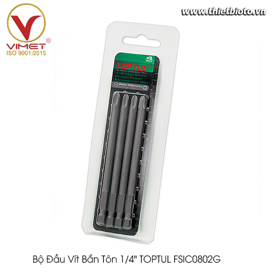 Bộ Đầu Vít Bắn Tôn 1/4