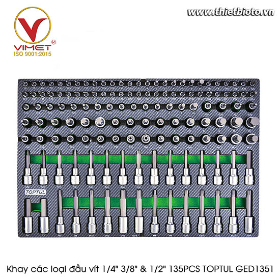 Khay các loại đầu vít 1/4