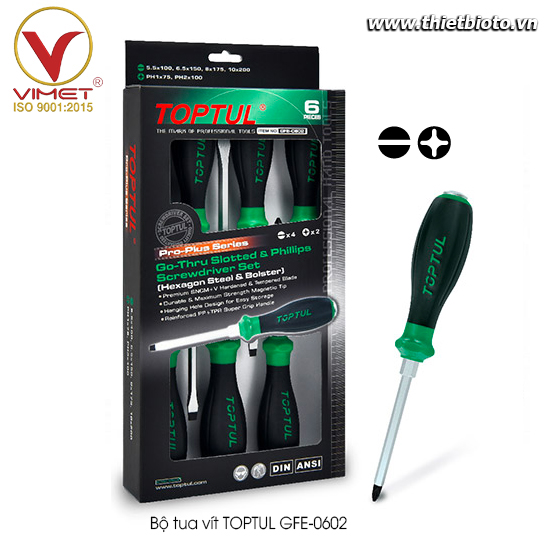 Bộ tua vít TOPTUL GFE-0602