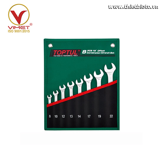 Bộ cờ lê vòng miệng TOPTUL GRAW0801