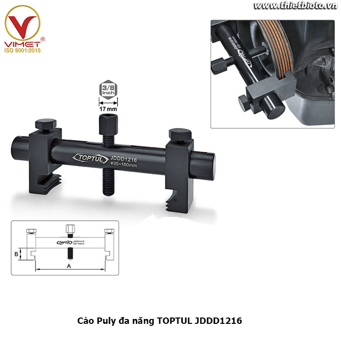 Cảo Puly đa năng TOPTUL JDDD1216