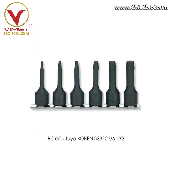 Bộ đầu tuýp KOKEN RS3129/6-L32