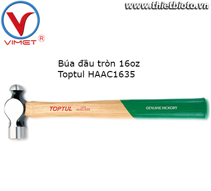 Búa đầu tròn 500g Toptul HAAC1635